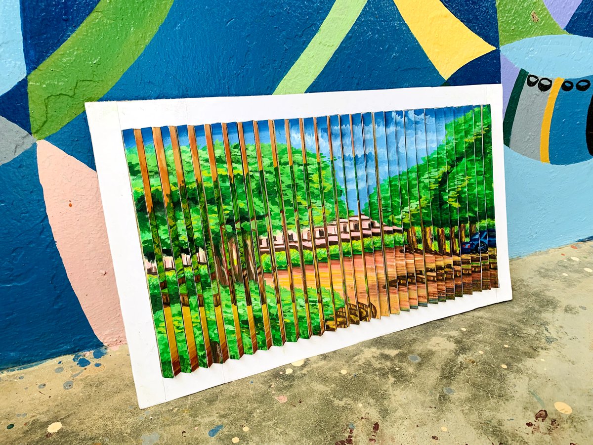 nolexart's tweet photo. Two worlds, one frame, it all depends on how you look at it...

When one painting just isn't enough....
I made two...
#opticalillusion 

#openforbusiness  
#openforcommissions 

Nolexart Creation 

#nolex #nolexartcreation #artillusion #perspecivemagic #VisualRhythm https://t.co/8oPG37rEsJ