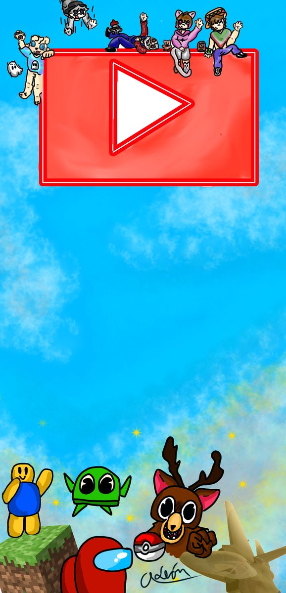 Otro dibujito de la pandilla y el otro es el dibujo pero para usarlo de fondo de pantalla