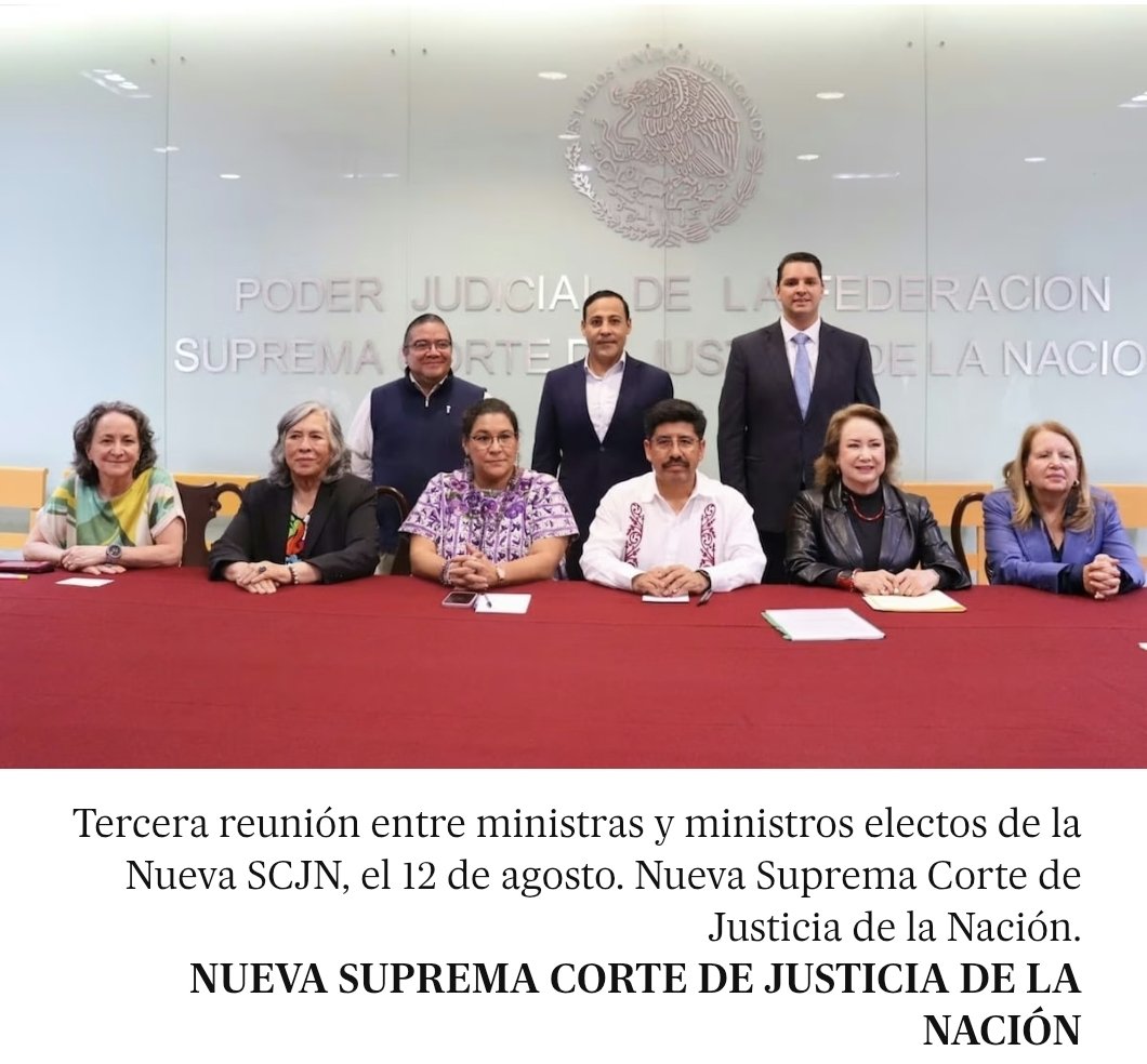 ¡QUÉ BURLA, MÉXICO! 🔥

Los nuevos ministros conservan los mismos privilegios económicos que motivaron la reforma judicial 😡😡😡... o sea que fue puro teatro para apropiarse de la Corte! 🔥🤬

¡Qué nivel de descaro en la "Suprema" Corte! 😡

Los nuevos ministros llegan y, en