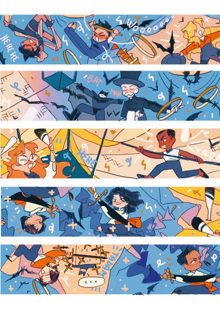 ✨ Today shop promotional ✨
Batfam circus themed washi taaaape ! 🎪🤹🦇🎺🎶
https://t.co/gvlbcteLBK 