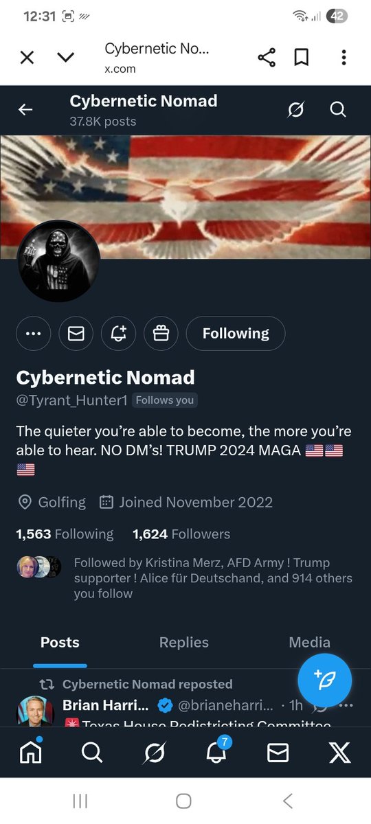 Hawkesbay69's tweet photo. Here's two great accounts that FB 
@peaches10549 
@Tyrant_Hunter1 
F&amp;R 💪🫶👊💥💯🇺🇸 https://t.co/YbgXRQpkms