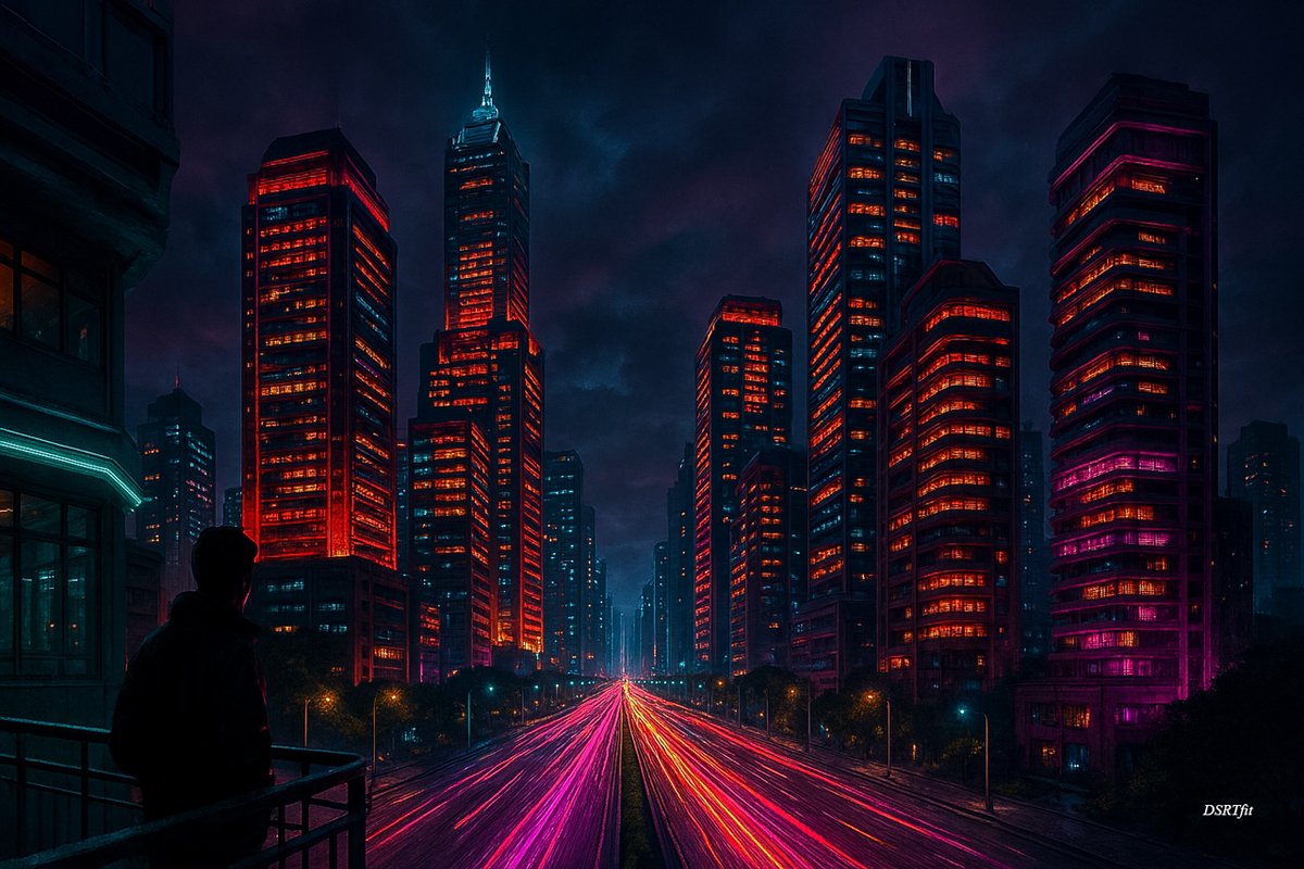 bYwtrNsun459's tweet photo. Framing a cityscape image at night is always better than daytime - when light trails radiate. #cityscape #dsrtfitphotography #futuristic #citylights https://t.co/NQmqrQVTMk