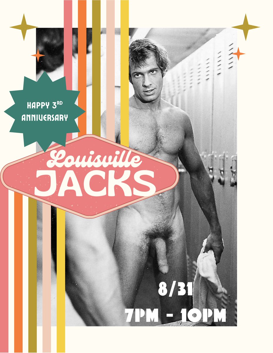 Hey Bators &amp; Gooners! We have secured your August Date in for our 3rd Anniversary with special prizes!

See you 8/31 from 7PM - 10PM
RSVP: LouisvilleJacks.com
Looking for two Bukkake Buddies - message us!