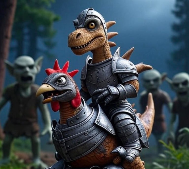phunkinAround78's tweet photo. @Altcoin_Q @TheRaptorRoost Fuk it we ball

The Raptor has been riding battle chickens since history was invented

🐓+🦖=🏆 https://t.co/dtaNi11rj8
