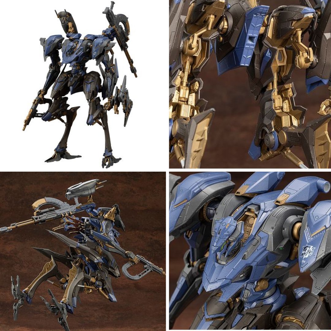 『ARMORED CORE VI』より、V.IV ラスティの愛機「SCHNEIDER NACHTREIHER/40E スティールヘイズ」がコトブキヤから登場⚙️
新シリーズV.I.O.S.第1弾として、妥協なき造形と圧倒的ディティールを実現。差し替えギミックや豊富な武装で、劇中の姿を存分に楽しめる

ご予約受付中＊
shop.hlj.co.jp/3UA0LSk