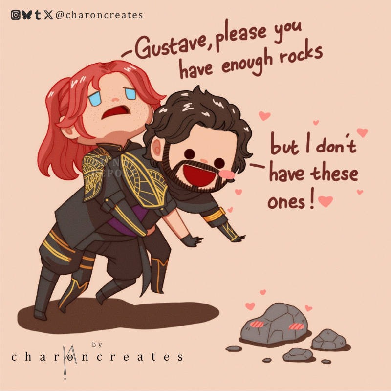 what came to my head after *that* scene... 🫠

#Expedition33 #ClairObscurExpedition33 #Gustave #Maelle