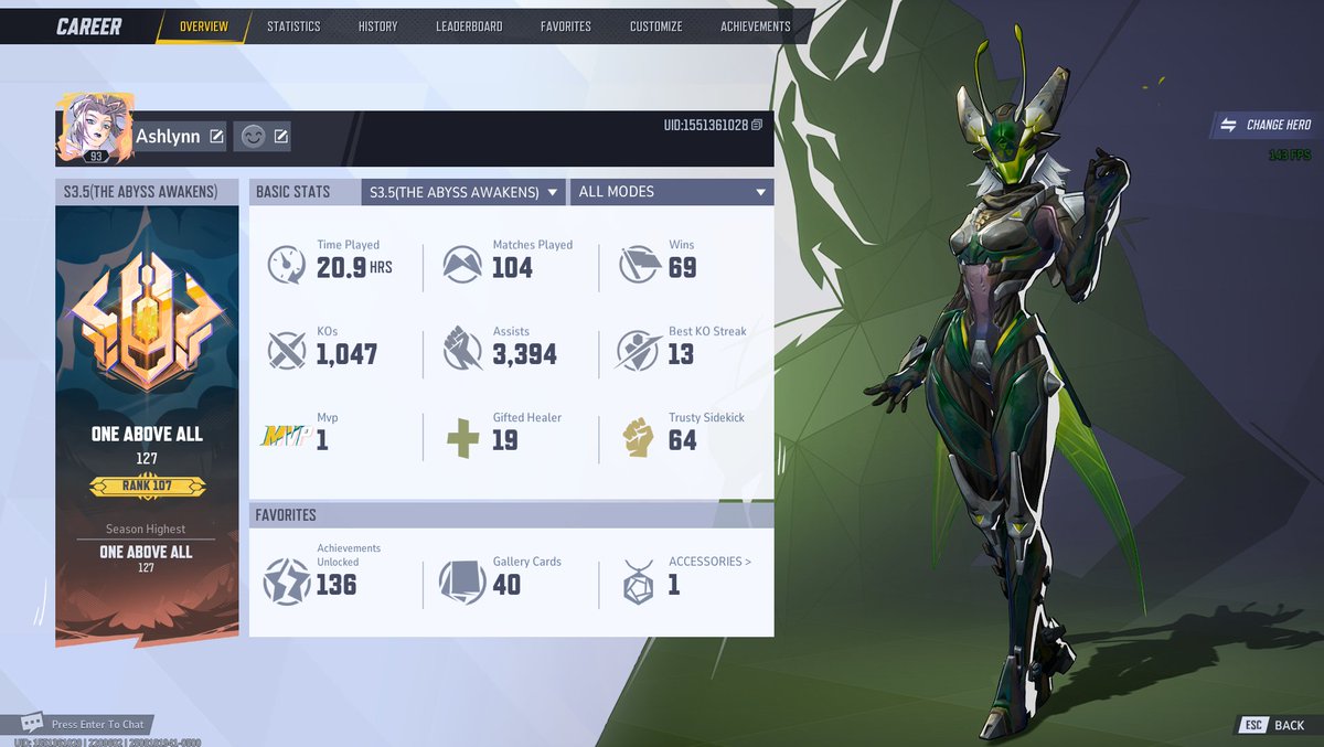 Had some great games today ending at rank #107