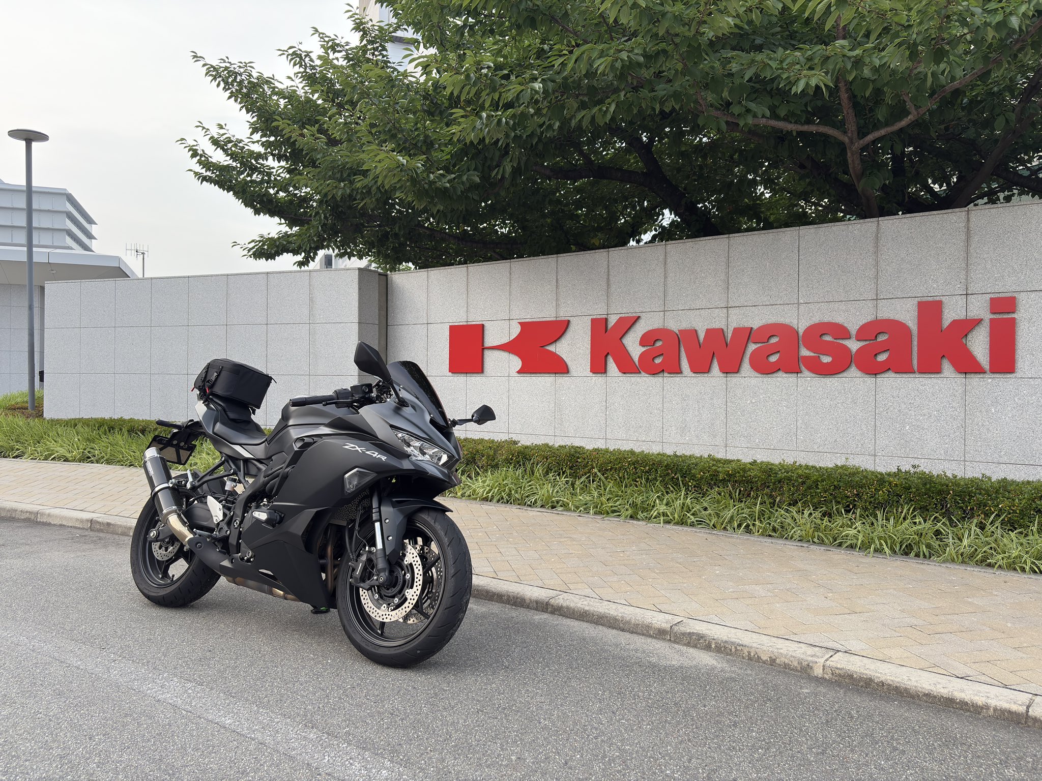 ロードバイク　写真のまんま ZX-25R│The scenery was so amazing when I rode along Doshi