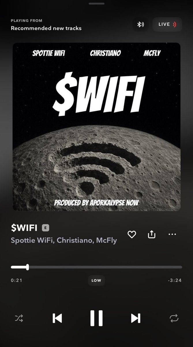 Bronxcrypto.eth (@bronxcryptoinc) on Twitter photo Shout out to my bro’s <a href="/SpottieWiFi/">SPOTTIE WIFI 🛜</a> <a href="/heyChristiano/">Christiano Covino 🏴☠️🐧🤘🥶 🎶 CEO, @StayT00NED</a> <a href="/MrMcFly100/">McFly🦍</a> heard their song playing on <a href="/TIDAL/">TIDAL</a> while I was breaking the speed limit 🏎️💨 on the George Washington Bridge 🚀🚀🚀 Shout out to my bro’s <a href="/SpottieWiFi/">SPOTTIE WIFI 🛜</a> <a href="/heyChristiano/">Christiano Covino 🏴☠️🐧🤘🥶 🎶 CEO, @StayT00NED</a> <a href="/MrMcFly100/">McFly🦍</a> heard their song playing on <a href="/TIDAL/">TIDAL</a> while I was breaking the speed limit 🏎️💨 on the George Washington Bridge 🚀🚀🚀