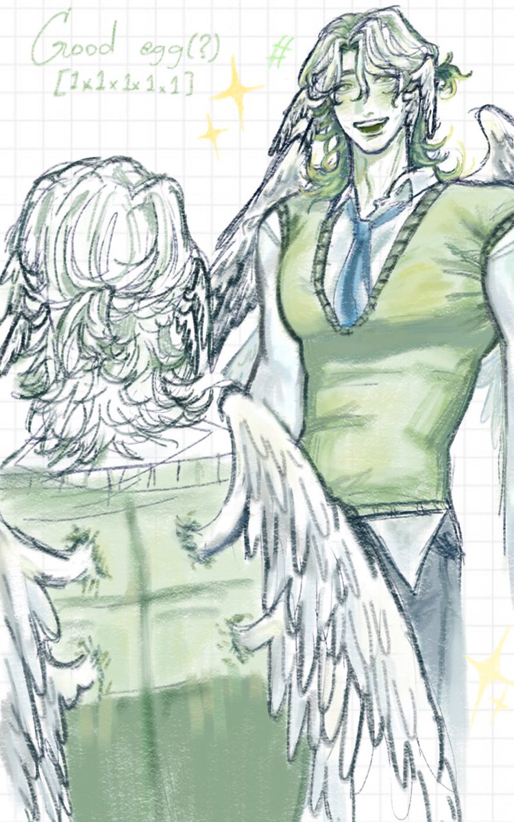 crystal_th49325's tweet image. This egg is happy with the small mistakes with the words of the child who still can&apos;t distinguish the appropriateness. I’m mad at it. #1x7n7 &amp;amp; #coolkidd
 (I often draw because I want to vent a little stress that has been caused.💔huzz)