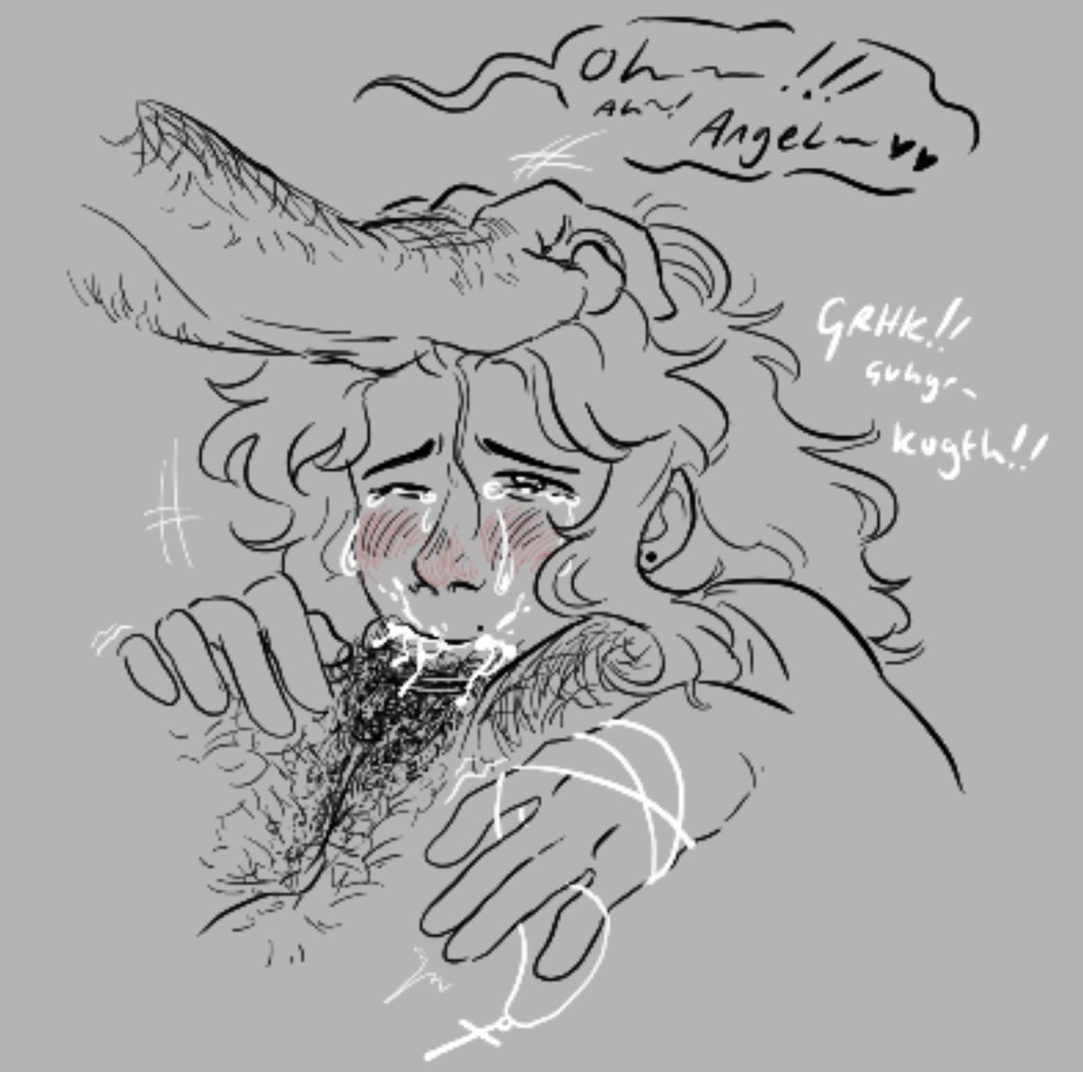 i doubt he’d be able to get allat in there🔞