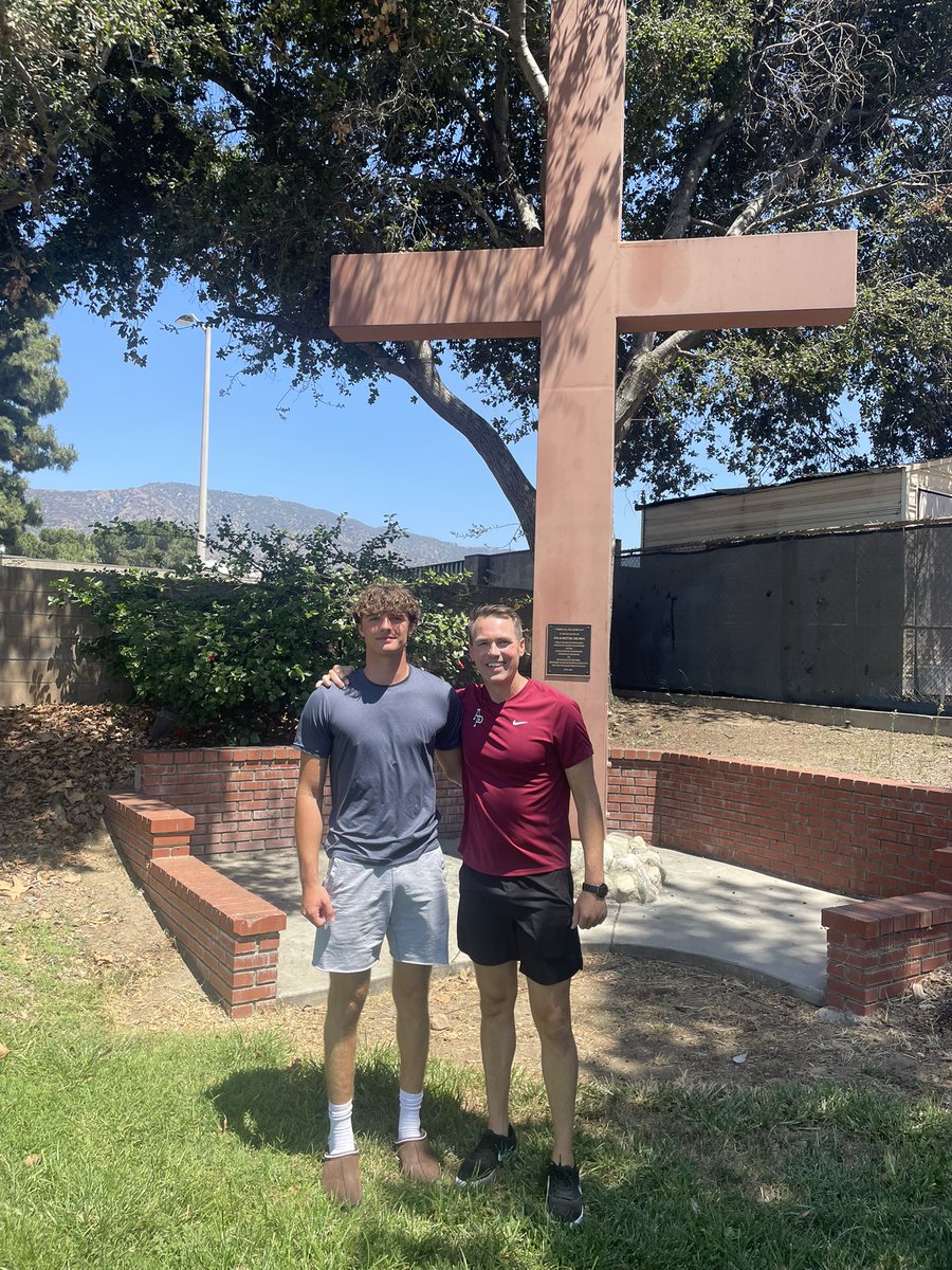 Had a blast checking out campus today. Thanks Coach Parnell for having me out! <a href="/APUFootball/">Azusa Pacific Football</a> <a href="/KingsHSFootball/">King’s Knights Football</a> <a href="/jimshapiro/">Jim Shapiro</a>