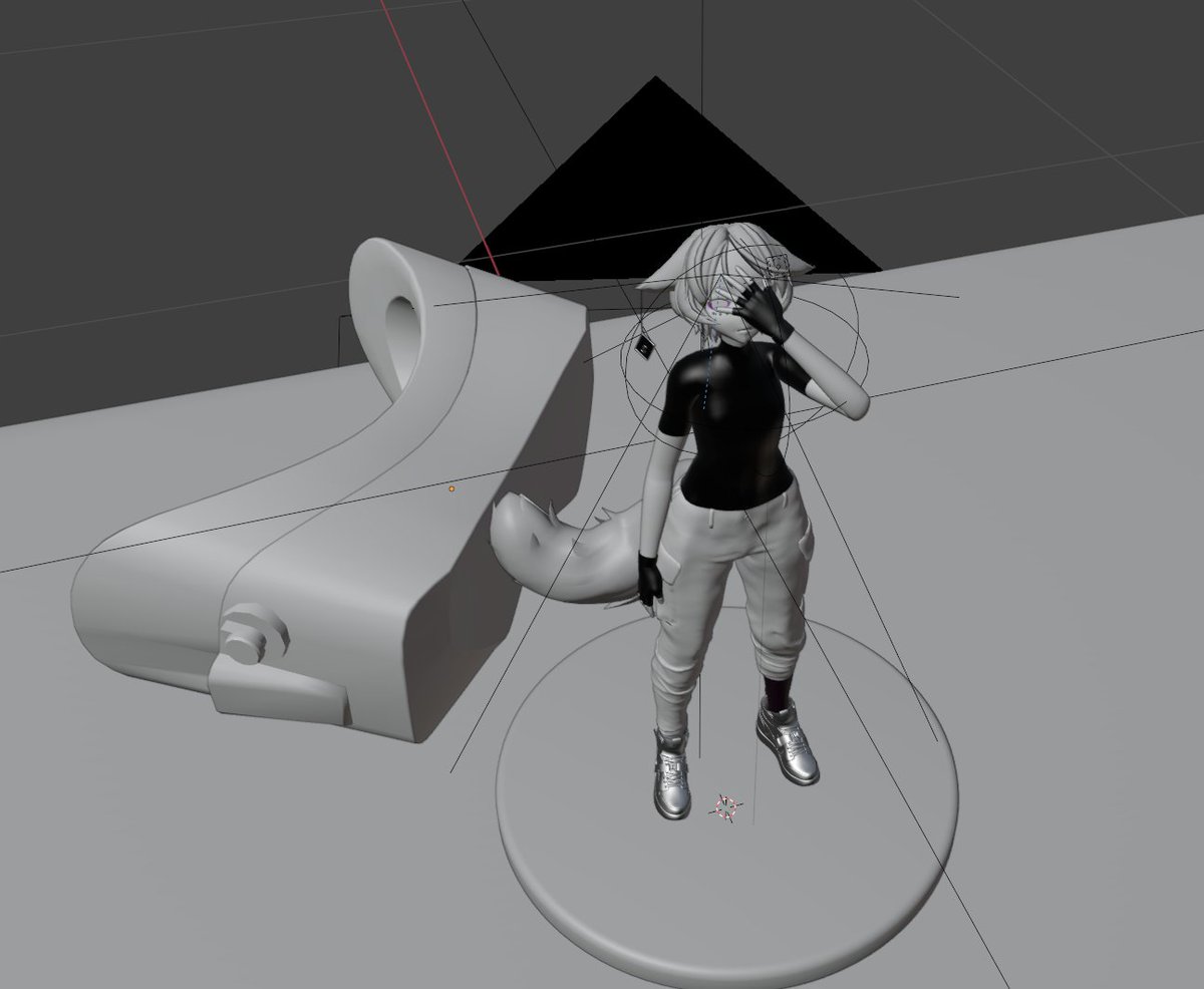 NeonHLSL's tweet photo. @VRChat Blender Render https://t.co/dkGJ5WiLMG