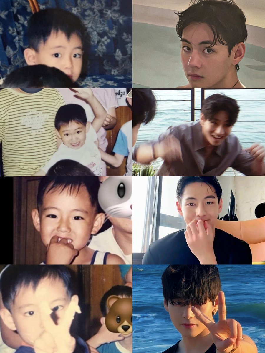 BTSTaehyungTHV's tweet image. Baby v                       vs           Baby V