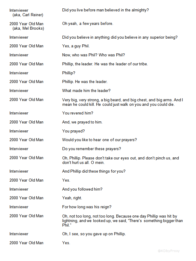 Ira 'Greybeard Homer' Goldman 🦆🦆🦆 (@kdbyproxy) on Twitter photo <a href="/wrdcsc/">Fr. Bill Dailey, CSC</a> I had reason to transcribe this from the 2013 Year Old Man record, thought you might enjoy it.
"Did you live before man believed in the almighty?"
youtube.com/watch?v=wl3BSR… <a href="/wrdcsc/">Fr. Bill Dailey, CSC</a> I had reason to transcribe this from the 2013 Year Old Man record, thought you might enjoy it.
"Did you live before man believed in the almighty?"
youtube.com/watch?v=wl3BSR…