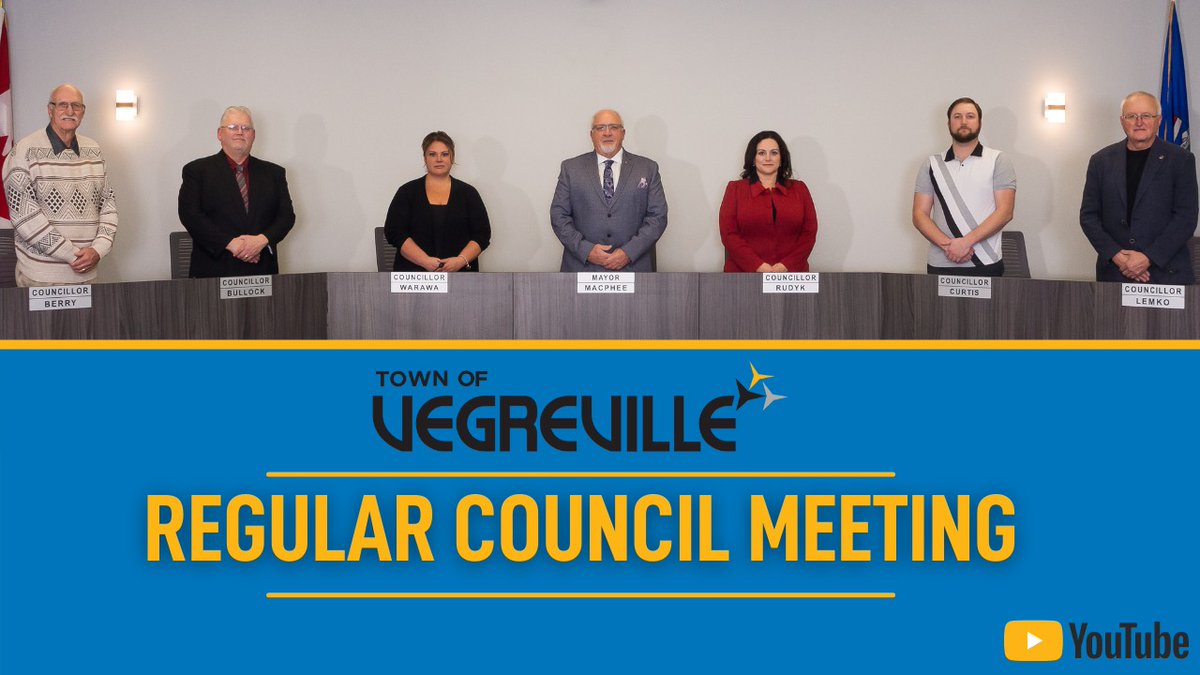 .
🎥 𝐒𝐓𝐑𝐄𝐀𝐌𝐈𝐍𝐆 𝐍𝐎𝐖

August 18, 2025 - Regular Council Meeting

𝚆𝚊𝚝𝚌𝚑 𝙸𝚝 𝙷𝚎𝚛𝚎:  ow.ly/vnil50WHVyS

𝙵𝚒𝚗𝚍 𝚝𝚑𝚎 𝙰𝚐𝚎𝚗𝚍𝚊 𝙷𝚎𝚛𝚎: ow.ly/gWk850WHVyW

#Vegreville | #RoomToGrow