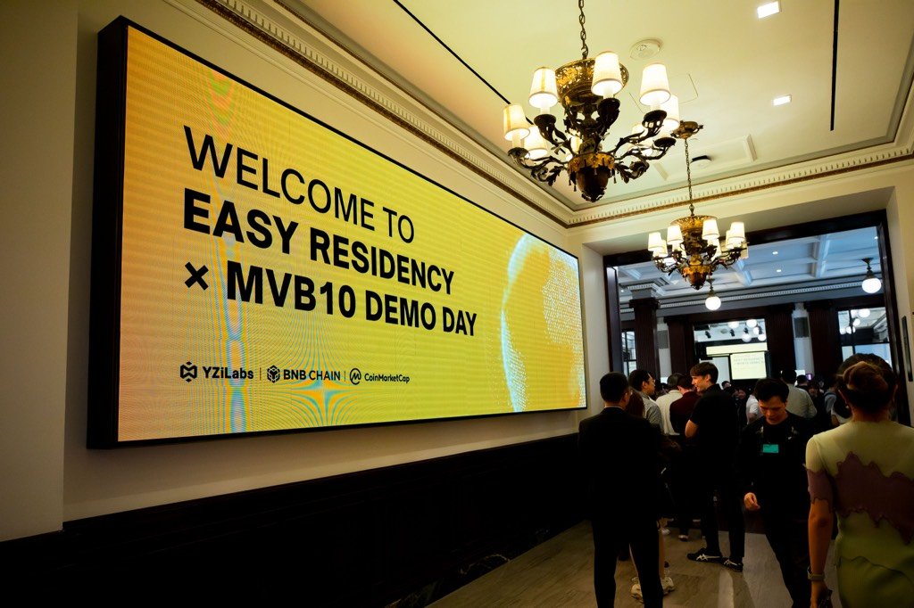 YZi Labs (@yzilabs) on Twitter photo 👀Only at our Demo Day could you see...
🕺<a href="/cz_binance/">CZ 🔶 BNB</a> dancing on screen.
<a href="/freebeat_ai/">Freebeat.ai</a>, an <a href="/EASYResidency/">EASY Residency</a> startup, created an AI-powered music video featuring CZ, with our team & founders dancing alongside him.
The event kicked off with <a href="/cathyIncubates/">Cathy D</a> hosting. 👀Only at our Demo Day could you see...
🕺<a href="/cz_binance/">CZ 🔶 BNB</a> dancing on screen.
<a href="/freebeat_ai/">Freebeat.ai</a>, an <a href="/EASYResidency/">EASY Residency</a> startup, created an AI-powered music video featuring CZ, with our team & founders dancing alongside him.
The event kicked off with <a href="/cathyIncubates/">Cathy D</a> hosting.