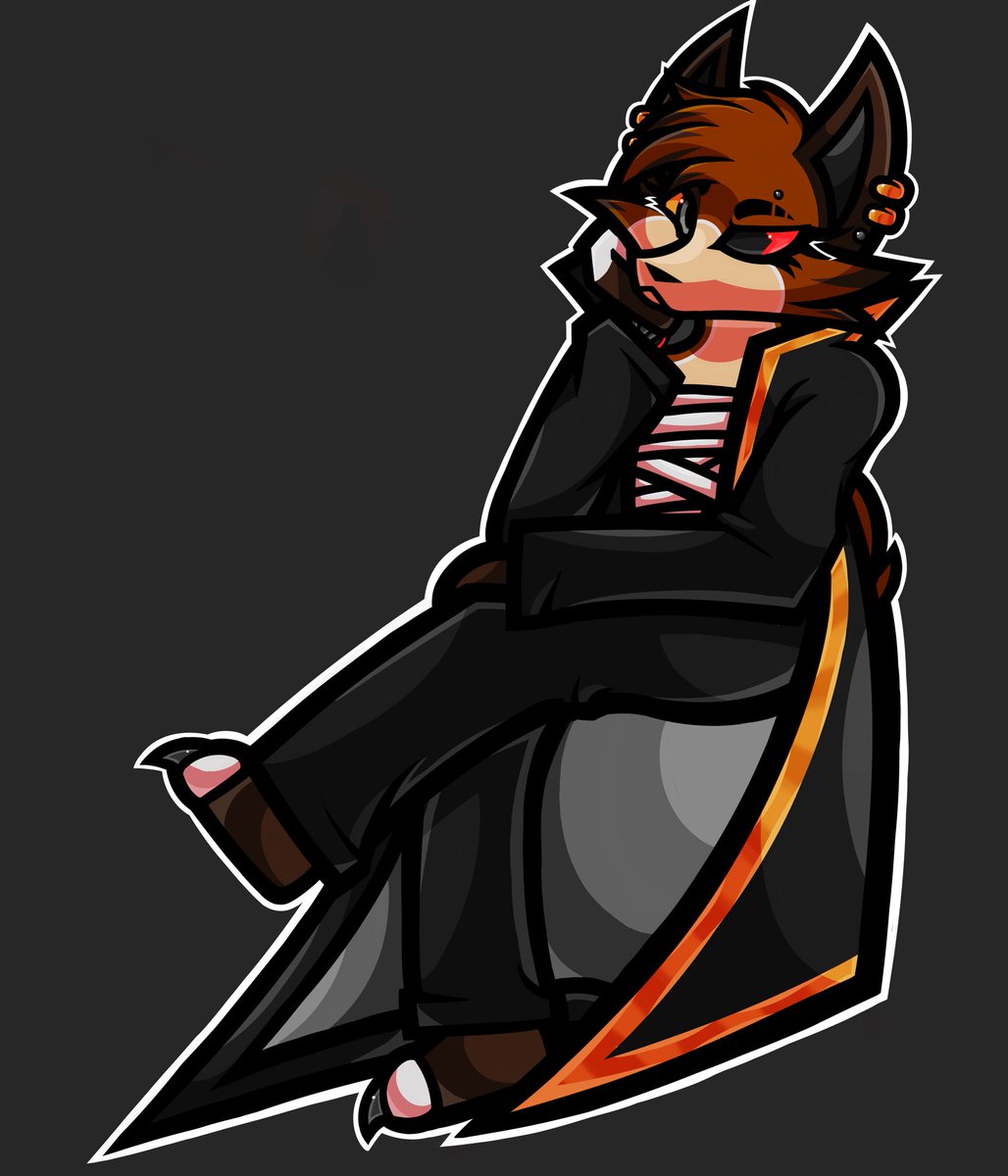 Warm up so I can get used to drawing her #Fursona #Furry