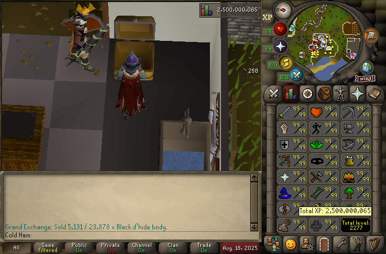 Cold_HamOSRS's tweet image. 2.5b xp