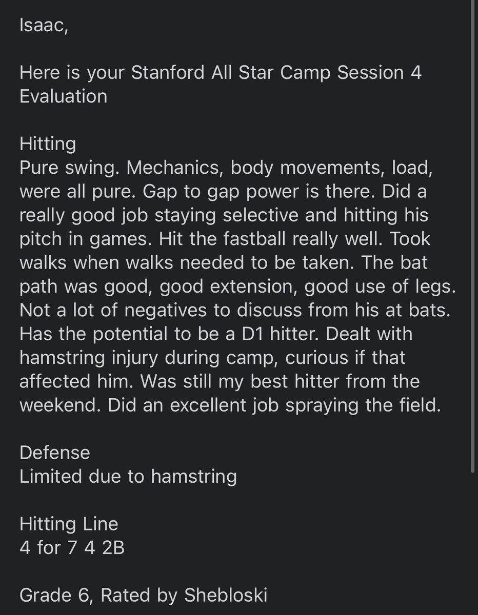 Isaac Waymire (@isaacwaymire23) on Twitter photo Evaluation from coach Shebloski of St Mary’s during Stanford All Star Camp
<a href="/SoxHype/">Jeff Burton</a>
<a href="/BVB_Baseball/">Boulder Valley Baseball</a> Evaluation from coach Shebloski of St Mary’s during Stanford All Star Camp
<a href="/SoxHype/">Jeff Burton</a>
<a href="/BVB_Baseball/">Boulder Valley Baseball</a>