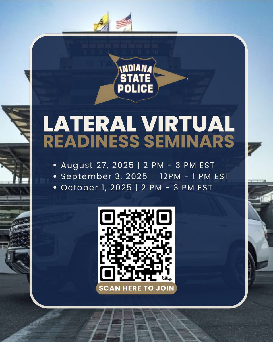 To help candidates prepare, ISP is offering Lateral Virtual Readiness Seminars on the following dates:
