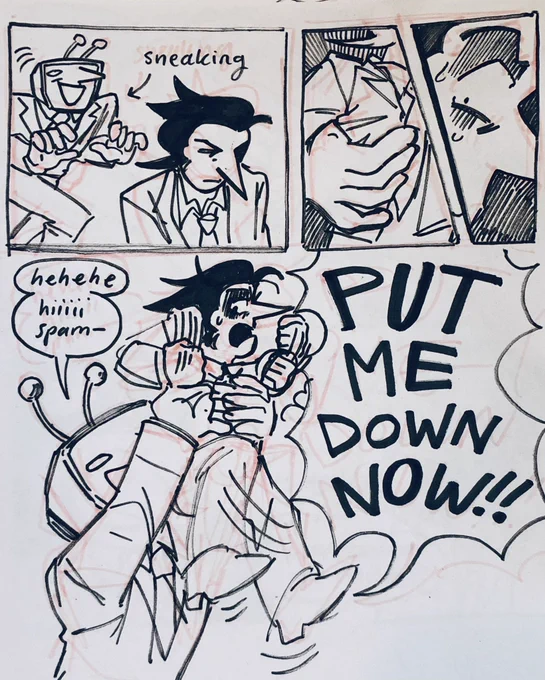 just a little toy for others to mess with (future tw: implied past SA) (part 1/?) #spamtenna #deltarune 
