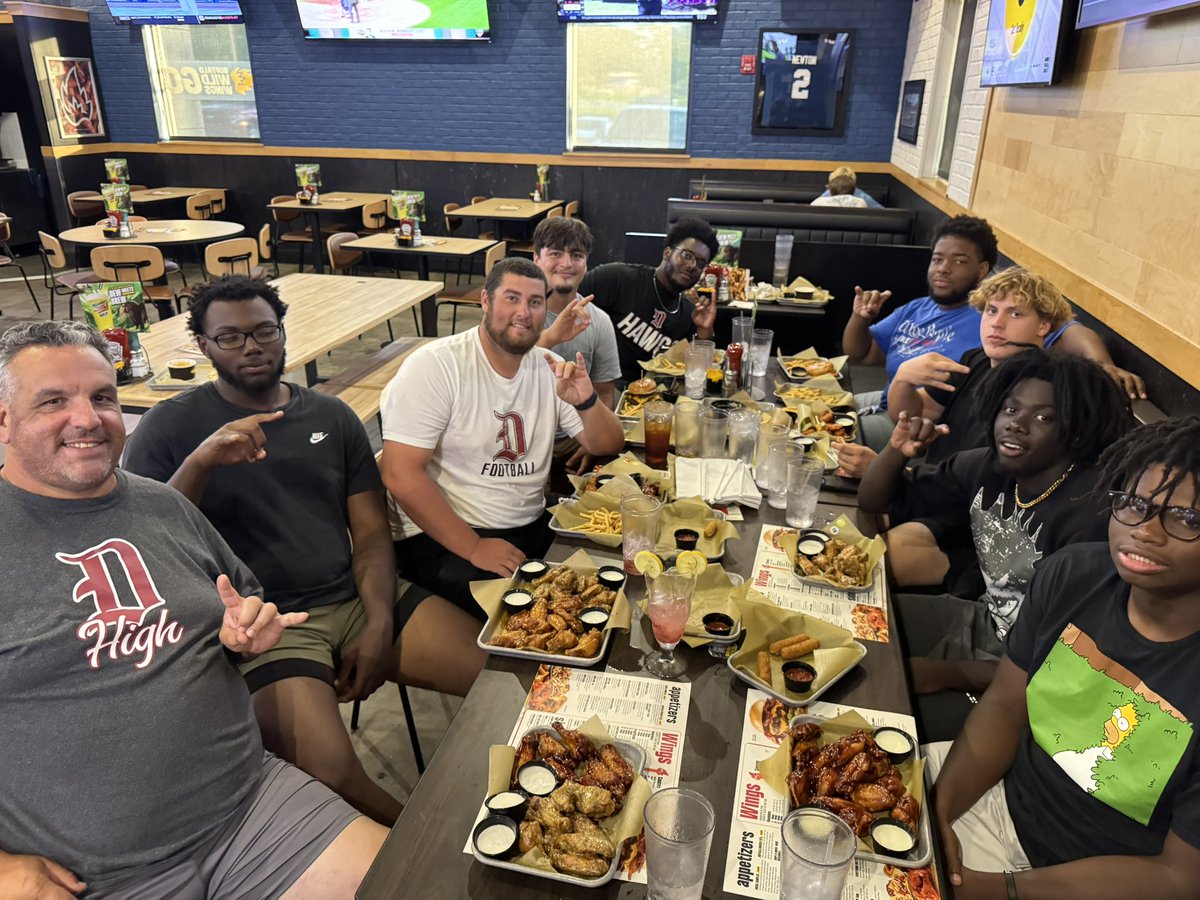 Jackson Hanson (@coachhansonii) on Twitter photo Love this senior class of Hawgs we have here at <a href="/DothanWolvesFB/">Dothan Wolves Football</a>! Buffalo Wild Wings definitely lost money tonight, but we had a great time hanging out and eating wings! Looking forward to a great year! <a href="/coachBiezuns/">John Biezuns</a> #MYUT Love this senior class of Hawgs we have here at <a href="/DothanWolvesFB/">Dothan Wolves Football</a>! Buffalo Wild Wings definitely lost money tonight, but we had a great time hanging out and eating wings! Looking forward to a great year! <a href="/coachBiezuns/">John Biezuns</a> #MYUT