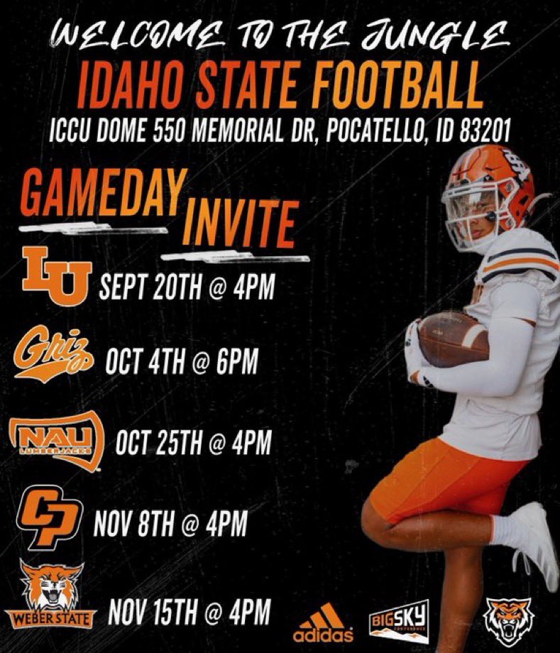 McKade Eardley (@mckadeeardley28) on Twitter photo Thank you <a href="/Coach_Sully_/">Conor Sullivan</a> and the Idaho State Bengals staff for the game invite! I can't wait to see you in person on October 4th for a game-day visit!
<a href="/BengalGridiron/">Idaho State Football</a> <a href="/_MurrayFootball/">Murray Spartans Football</a> <a href="/CoachDaltonDunn/">Coach Dunn</a> <a href="/Tbrenneisen23/">Tim Brenneisen</a> <a href="/CoachJasonLinde/">Jason Linde</a> <a href="/BrandonHuffman/">Brandon Huffman</a> <a href="/SWiltfong_/">Steve Wiltfong</a> <a href="/GregBiggins/">Greg Biggins</a> Thank you <a href="/Coach_Sully_/">Conor Sullivan</a> and the Idaho State Bengals staff for the game invite! I can't wait to see you in person on October 4th for a game-day visit!
<a href="/BengalGridiron/">Idaho State Football</a> <a href="/_MurrayFootball/">Murray Spartans Football</a> <a href="/CoachDaltonDunn/">Coach Dunn</a> <a href="/Tbrenneisen23/">Tim Brenneisen</a> <a href="/CoachJasonLinde/">Jason Linde</a> <a href="/BrandonHuffman/">Brandon Huffman</a> <a href="/SWiltfong_/">Steve Wiltfong</a> <a href="/GregBiggins/">Greg Biggins</a>