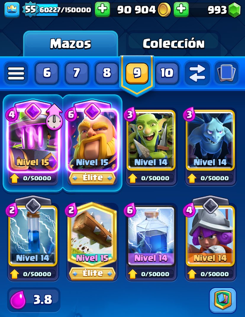 revisión de mazos para la gente trabajadora 

enviar el vuestro va