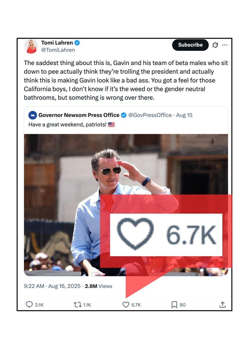 Governor Newsom Press Office tweet media