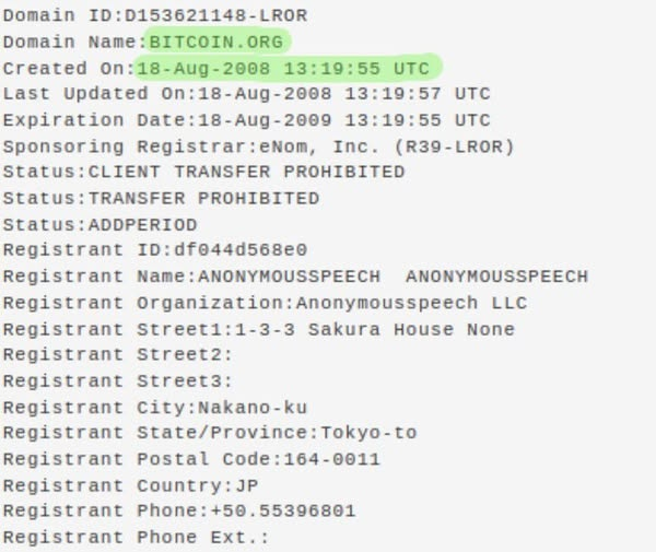 criptomasari's tweet photo. Dato Curioso: 
Satoshi Nakamoto registró https://t.co/NPUU4cO0kI hace 17 años.
Y el resto es historia https://t.co/AwIxNkW6uG