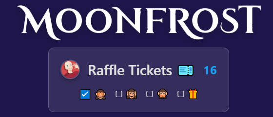 Ganhei um gnomo! ⛄️
Obrigado <a href="/MoonfrostGame/">Moonfrost</a> !

Em breve sairá um vídeo falando sobre o jogo brodueis!
Enquanto isso, pegue um pouco da minha sorte e junte-se ao sorteio diário GRÁTIS!

👉 quests.moonfrost.io
Referral code: CescoPLAY

#JogoNFT #CryptoGiveaway #CryptoGaming