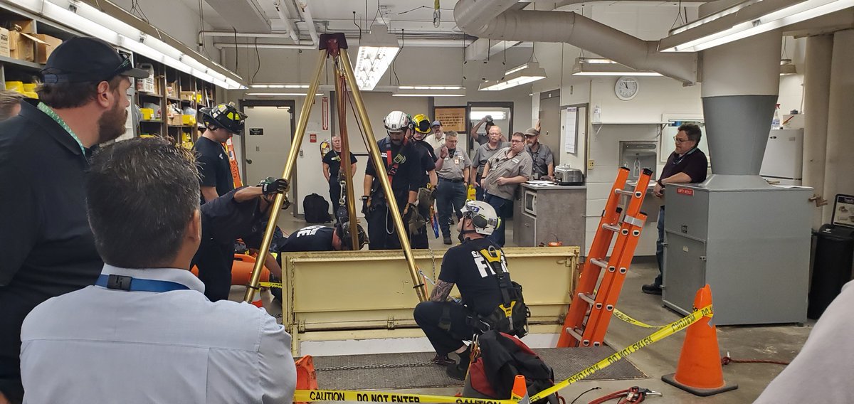 ProvenioInc's tweet photo. This week, St. Paul Fire Department joined for a fun demonstration for confined space rescue! The hardworking crew at the MN State Capitol Complex got some hands-on confined space entry training. I love working with the people who make the world go-round!

Our goal is to make training so engaging, they cannot forget how & why to do the job safely!