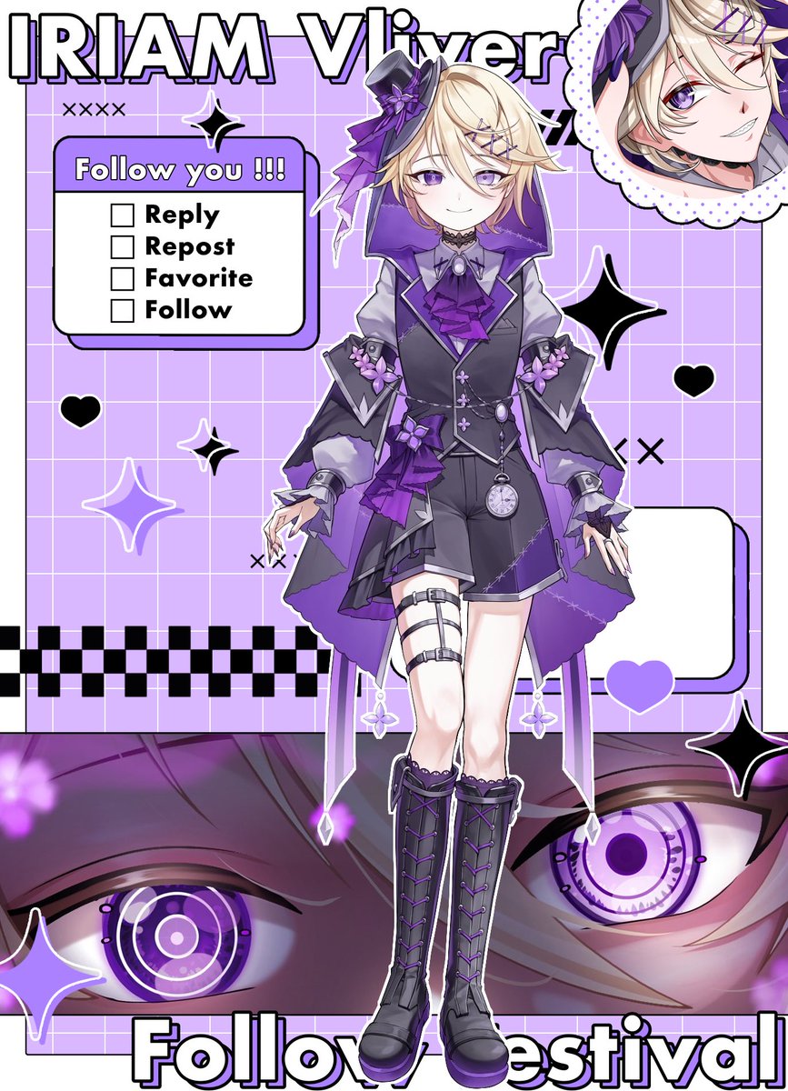 🌸IRIAM FOLLOW FEST!👁️

Hallo! Guten Abend!

My name is Nikki Gestalt! I'm debuting on #IRIAM on August 30th 2025 at 12 PM PST!

I like horror and creepy things! I also just like to tell stories and yap!

#IRIAMMaintFollowFest #IRIAMメンテ中のフォロー祭り