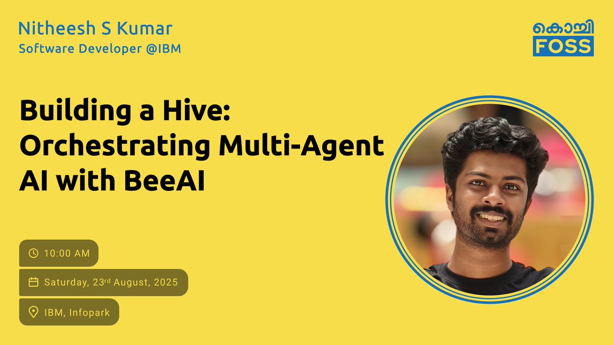 Kochi FOSS Meetups tweet media