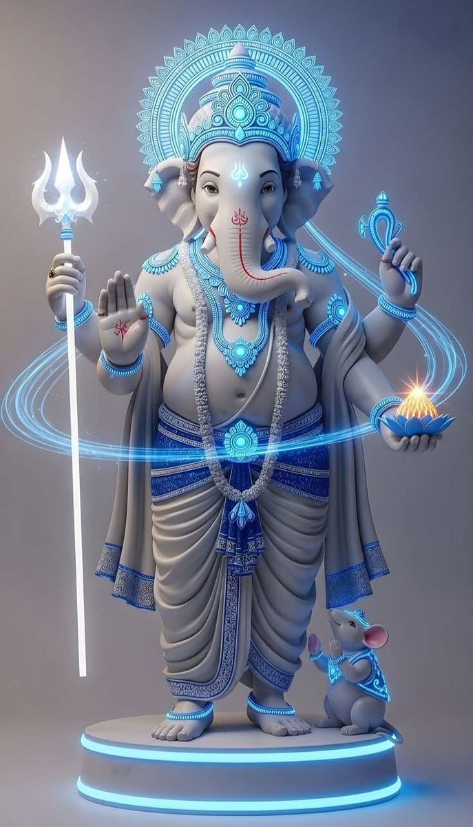 विघ्नहर्ता गणपति बप्पा की अनुपम मूर्ति‚ सौंदर्य और श्रद्धा का अद्भुत संगम। हर मनोकामना हो पूरी‚ हर घर में सुख-शांति आए। ❣️

जय श्री गणेश 🙏