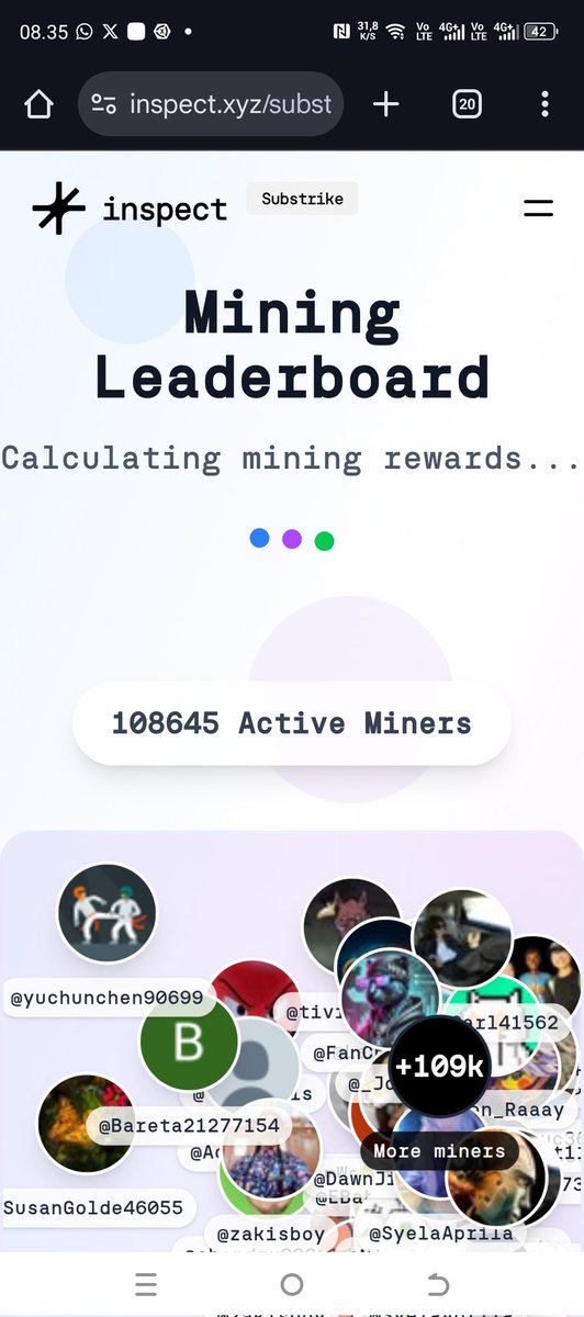 Have joined $TAO mining yet ? <a href="/inspectxyz/">Inspect</a> 

Let's mine TAO together and earn massively 🔥

1 $TAO = 375$

How to start:
» inspect.xyz/substrike
» Connect X + wallet
» Post → Earn $TAO

just post and earn

Reply with $TAO 🚀