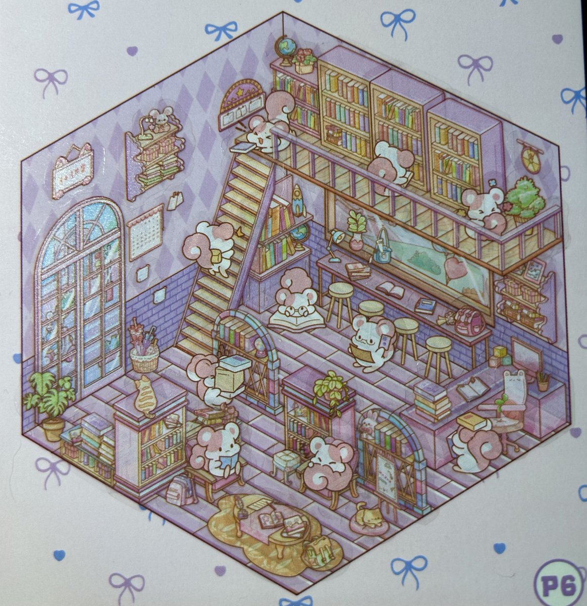 AvoKrys's tweet image. Hoy acabo con la biblioteca de ratoncillos, este me ha costado menos 😅 #StickerBook