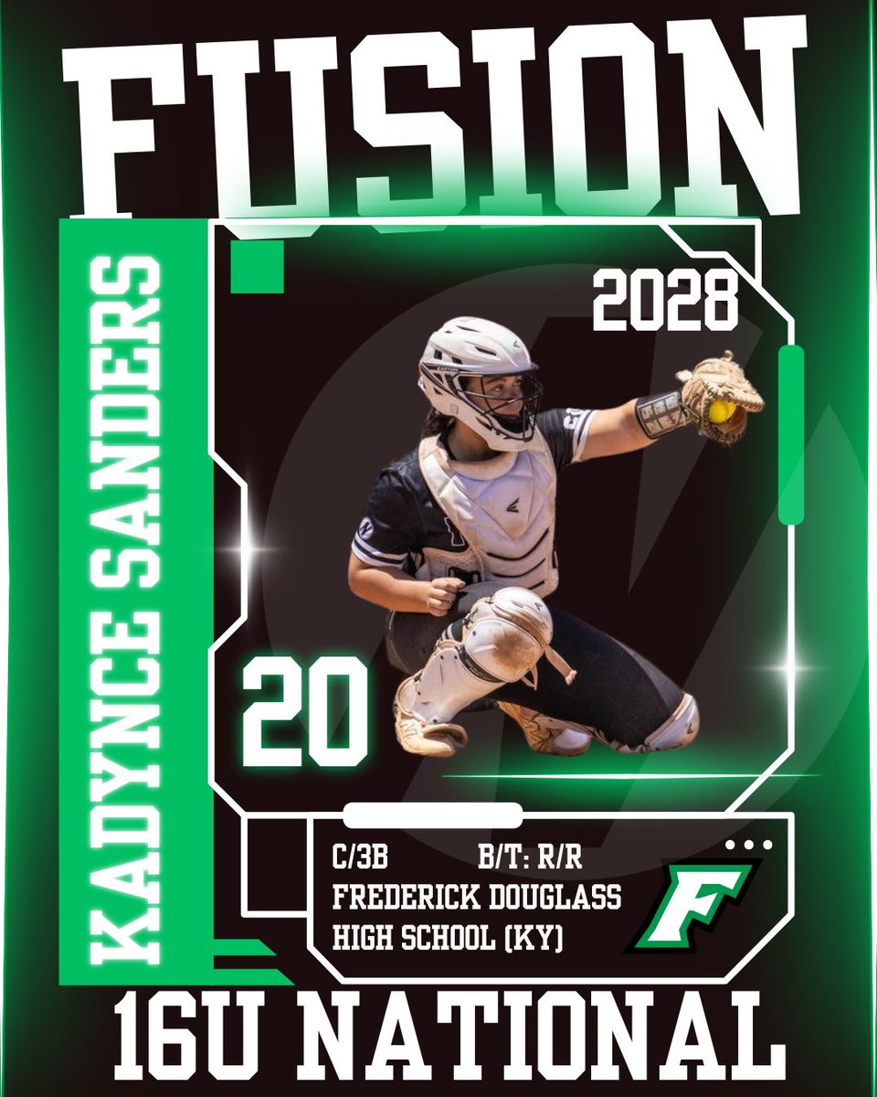 🚨ROSTER ANNOUNCEMENT🚨 
Welcome back <a href="/KSanders_20/">Kadynce Sanders</a>! Kadynce is a 2028 at <a href="/FDHS_softball/">FDHS Softball</a>. She is an absolute wall behind the plate and brings the power with the bat! Can’t wait to see her work this fall. Welcome back, Kadynce!