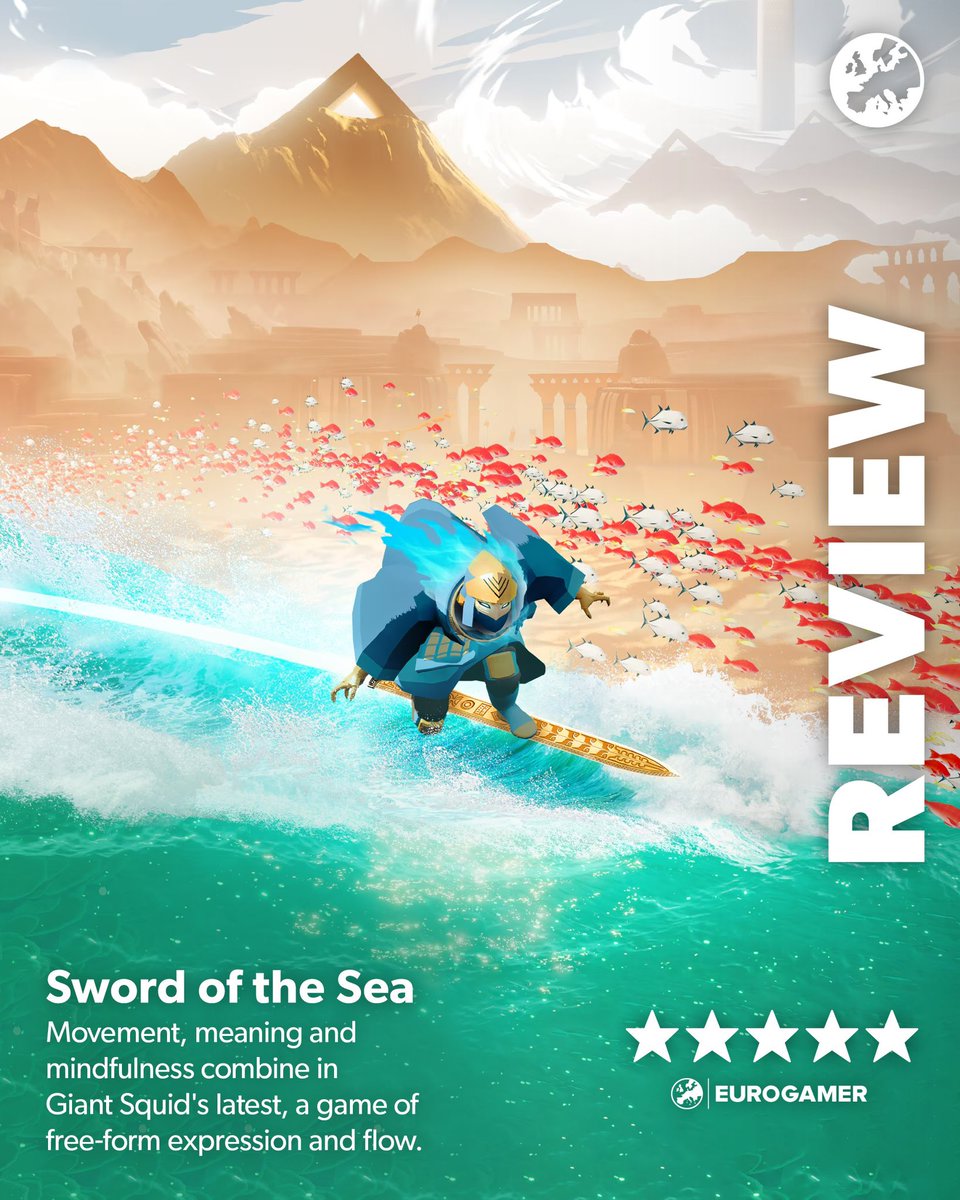 Phil 🌊 (@chilphil_) on Twitter photo So who can I chat with to cover <a href="/GiantSquidology/">Giant Squid</a> Sword of the Sea on Steam?
Really digging the vibes. So who can I chat with to cover <a href="/GiantSquidology/">Giant Squid</a> Sword of the Sea on Steam?
Really digging the vibes.