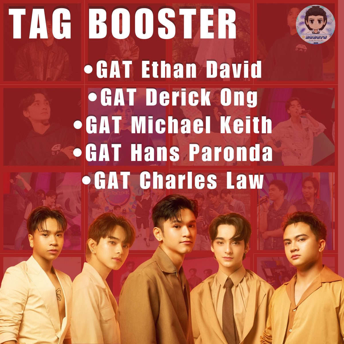 teamderickofc's tweet photo. [ TAG BOOSTER ] 

Gawang Atin 'To members

GAT SA SHOWTIME

#GATsaItsShowTime
#GATDerick https://t.co/mA2k0MQ5lZ