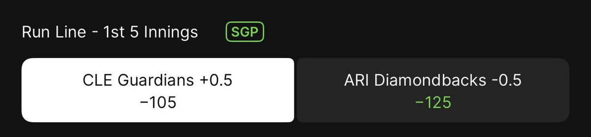 BENGALS ARE -2200 LIVE🤞🏽🤞🏽

JUST SPRINKLED ON BENGALS -20.5 +310
FEW MINS AGO

BONUS FREEPLAY⚾️

⚾️LIVE GUARDIANS +.5 F5 INNINGS -105 ⭐️⭐️⭐️