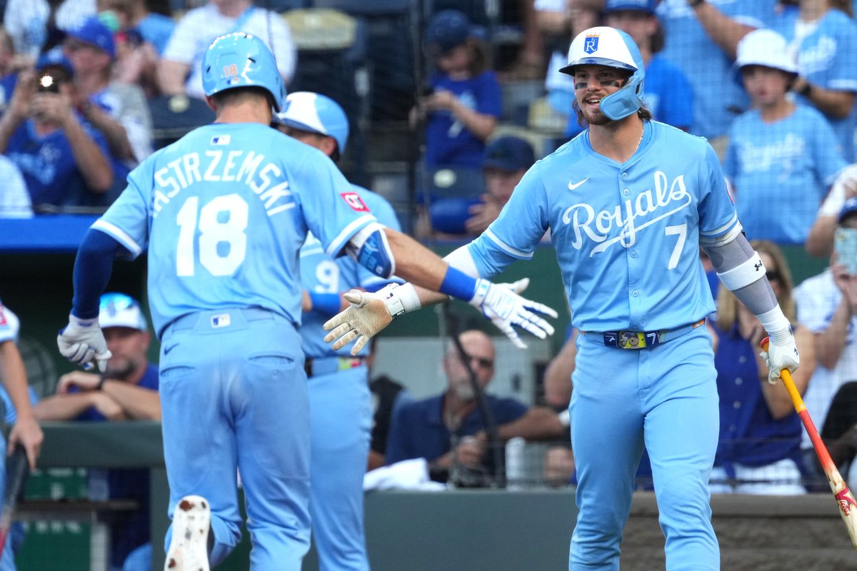 Mike Yastrzemski hit his 3rd leadoff home run in his 15th game played with the Royals.

The only player in the modern era (since 1901) to hit 3 leadoff home runs in fewer career games with any team is Rickey Henderson who did so in his first 7 games with the Mariners.