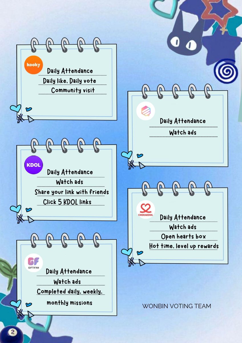 📢 WONBIN'S BIRTHDAY VOTE PREPARATION 

[𝐃𝐚𝐢𝐥𝐲 𝐑𝐞𝐦𝐢𝐧𝐝𝐞𝐫] Keep collecting on each app. Let's do our best next year for wonbin 🩵 

#WONBIN #원빈 #RIIZE <a href="/RIIZE_official/">RIIZE</a>