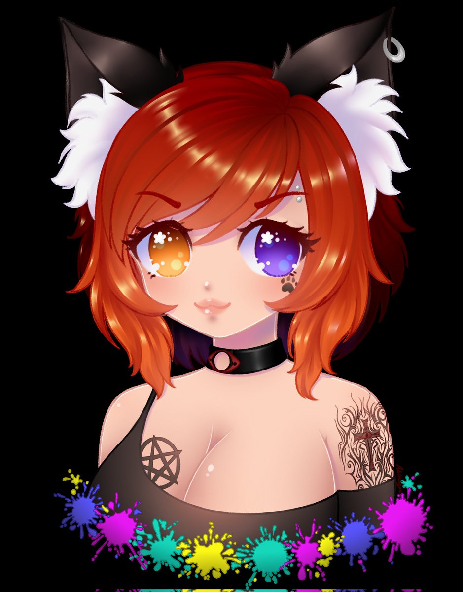 KandiPawz's tweet photo. It's time to feel shiny and fabulous 0w0 ahh I love it so much
🎨 by @akirekyun
 #VtuberEN #Vtuber #art #kandipawz #kitkami #vtuberart https://t.co/IwbqKhF1LI