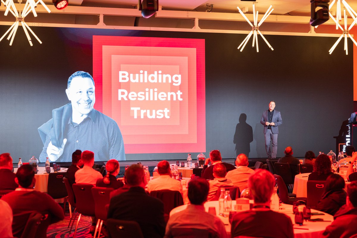 pingidentity's tweet photo. 🗣 "You don't get to opt out of trust. You're either building it, or burning it." - @AndreDurand

#PingYOUniverse is underway in Sydney! 🇦🇺

Andre opened with a powerful call to action: In the AI era, where deepfakes blur reality, authenticity isn’t optional — it’s everything. https://t.co/LXrdMtB3zE