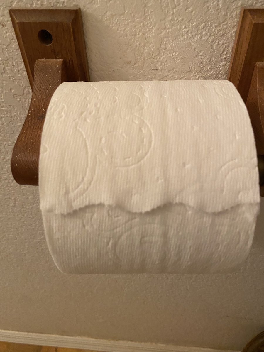 My daughter’s TP has fancy edges.