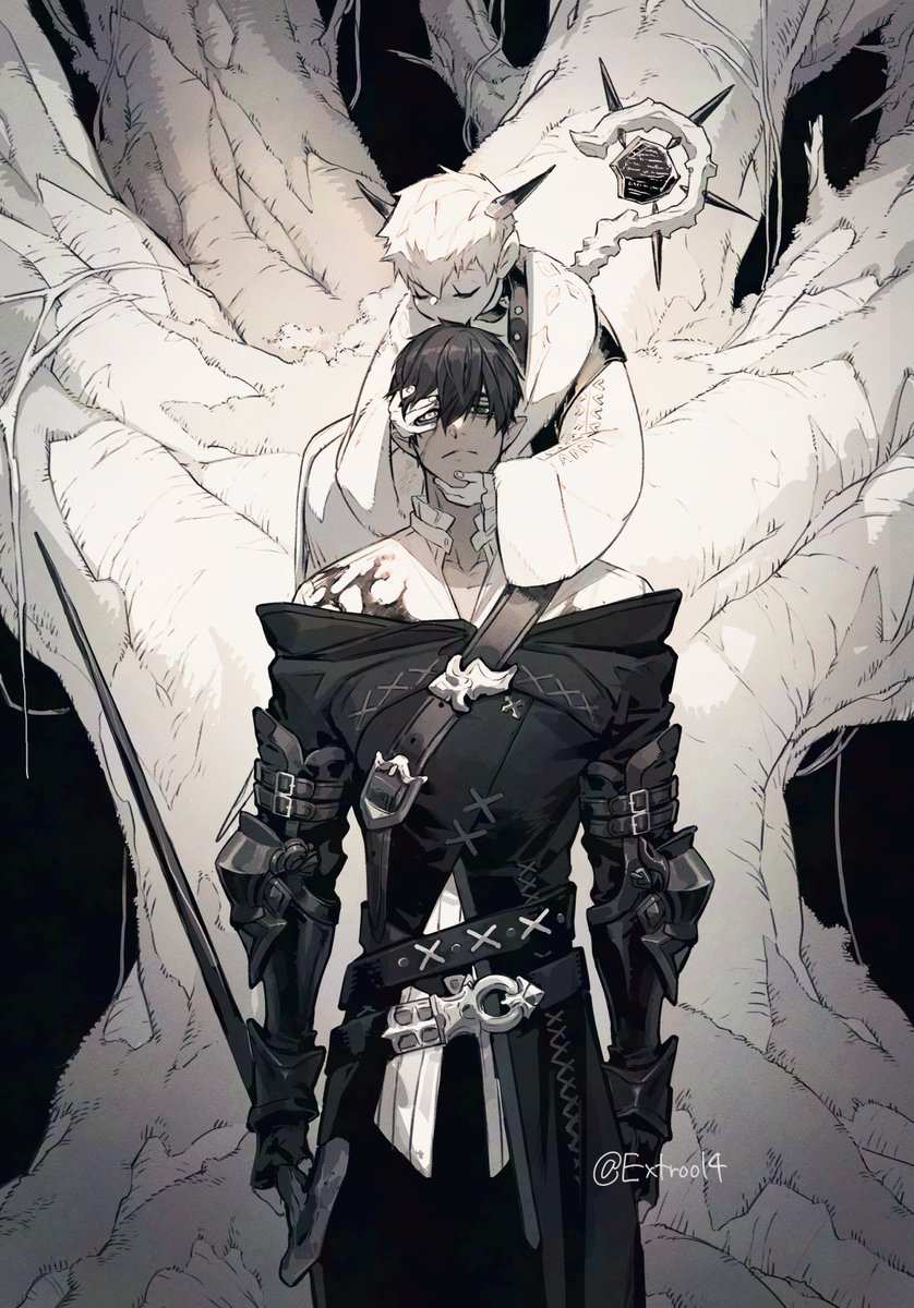 Extraoo14's tweet image. エスミヤンいつか絶対ヴァリアントダンジョンで同行できるって信じてるよ