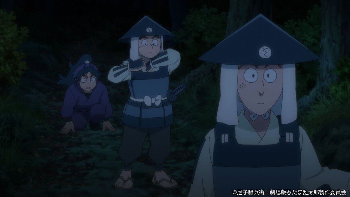 ╋━━━━━━━
　🥷🥷🥷只今作戦会議中💬💬💬
　　　　　　　　　━━━━━━━╋

プライムビデオで見放題《独占》配信中！
『劇場版 忍たま乱太郎 ドクタケ忍者隊最強の軍師』より五年生・六年生の忍務中の姿をピックアップ👀
先輩カッコいい✨