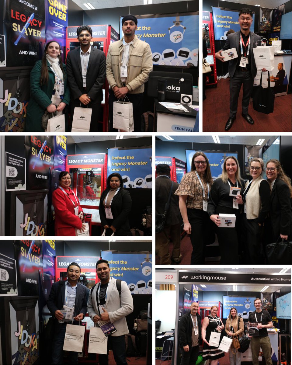 WorkingMouse_'s tweet image. Thanks to everyone who stepped up to the Legacy Monster claw machine at Tech in Gov 2025! Over two days we had countless wins, plenty of laughs, and some seriously determined prize-hunters.

#TechInGov #LegacyModernisation #Jidoka #WorkingMouse #ContinuousModernisation